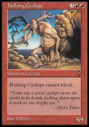 Hulking Cyclops (Visions) Trading Card