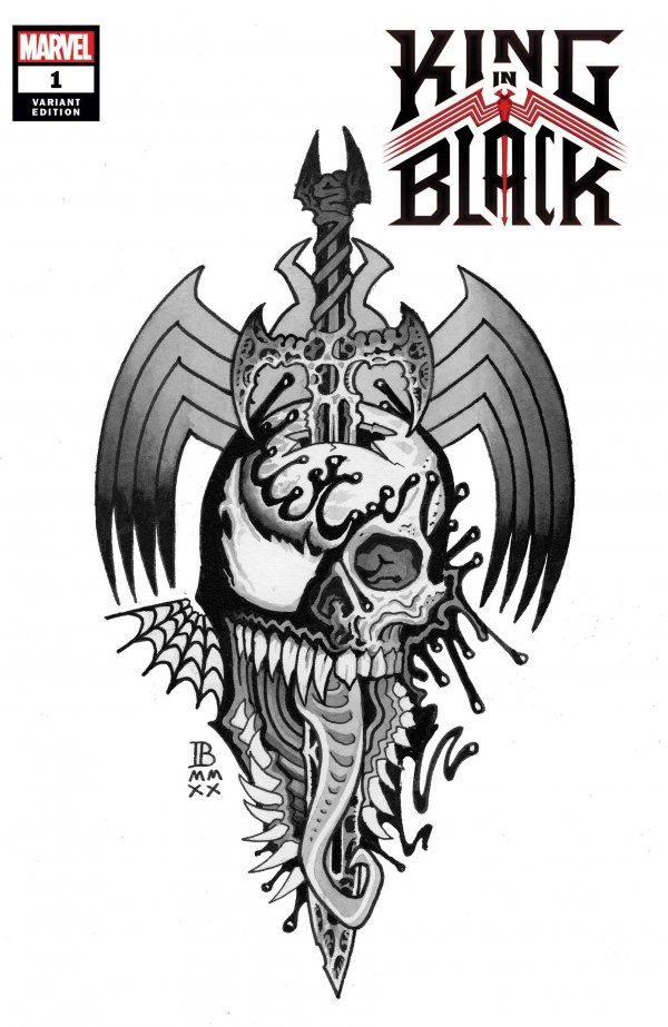 King in Black #1 (Bederman Tattoo Variant)