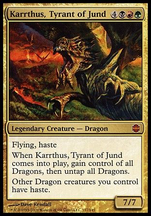 Karrthus, Tyrant of Jund (Alara Reborn) Trading Card