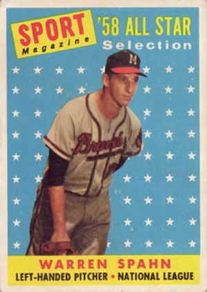 Warren Spahn 1958 Topps #494