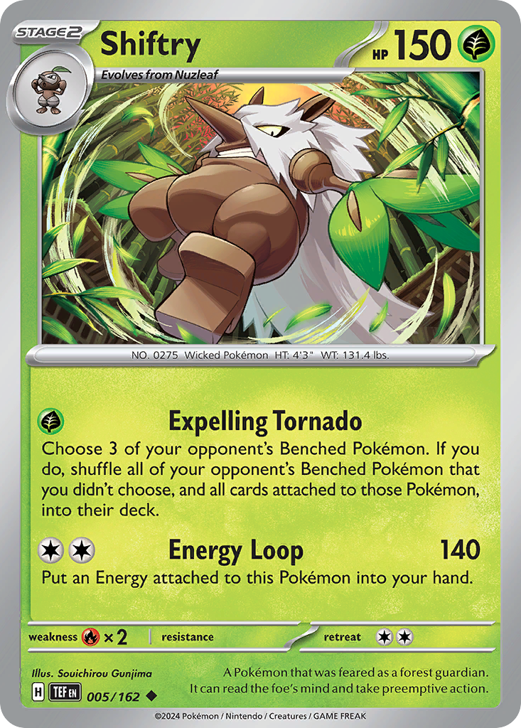 Shiftry (5/162) - Temporal Forces Pokémon Card