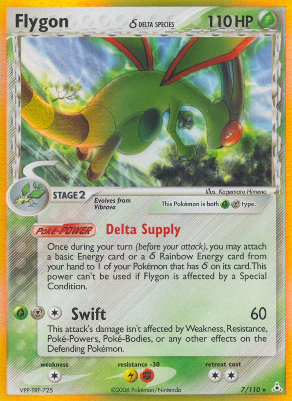 Flygon δ (7/110) - Holon Phantoms Pokémon Card