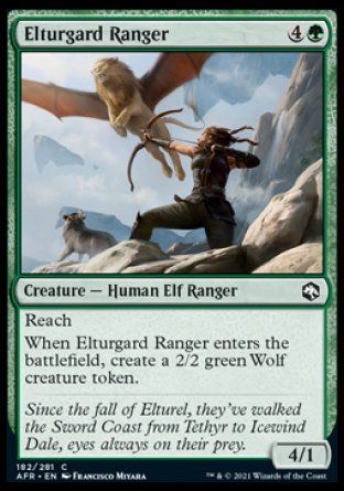 Elturgard Ranger (Dungeons & Dragons: Adventures in the Forgotten Realms) Trading Card