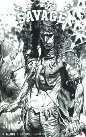 Savage #3 (Cover E 50 Copy Cover B/w Sketch Va)