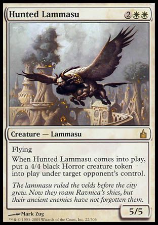 Hunted Lammasu (Ravnica: City of Guilds) Trading Card