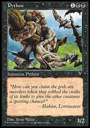 Python (Visions) Trading Card