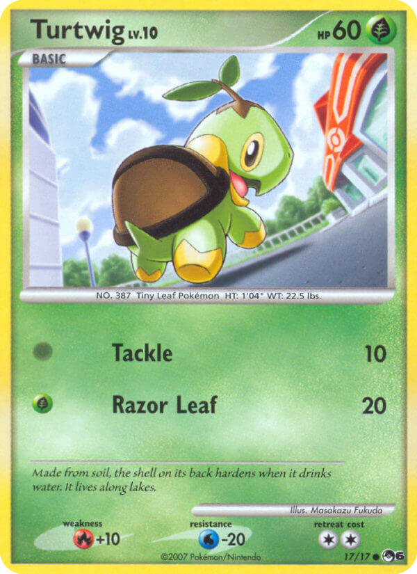 Turtwig (17/17) - POP Series 6 Pokémon Card