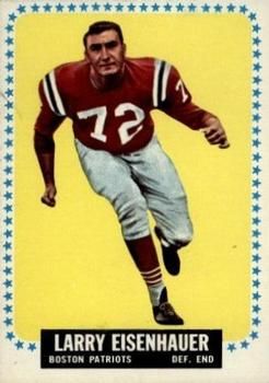 Larry Eisenhauer 1964 Topps #8 Sports Card
