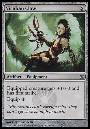 Viridian Claw (Mirrodin Besieged) Trading Card