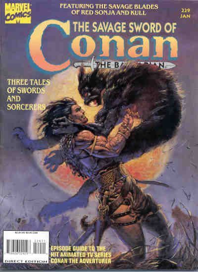 The Savage Sword of Conan #229 Comic