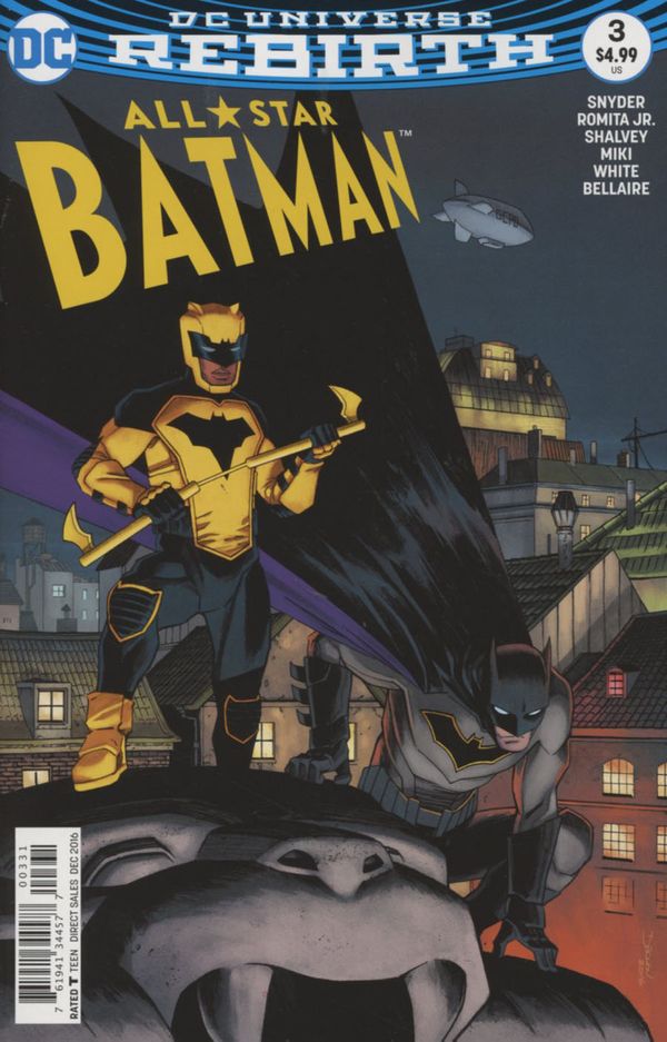 All Star Batman #3 (Shalvey Variant Cover)
