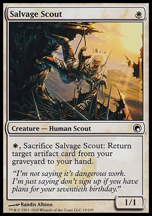 Salvage Scout (Scars of Mirrodin) Trading Card