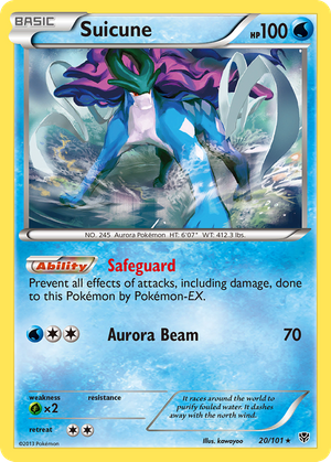 Suicune (20/101) - Plasma Blast