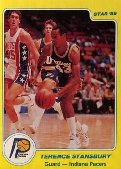 Terence Stansbury 1984 Star #59 Sports Card