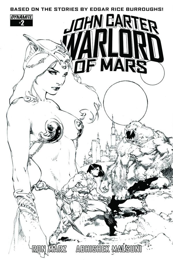 John Carter, Warlord of Mars #2 (20 Copy Benes B&amp;w Cover)