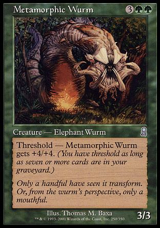 Metamorphic Wurm (Odyssey) Trading Card