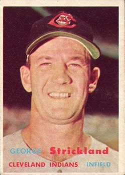 George Strickland 1957 Topps #263 Sports Card