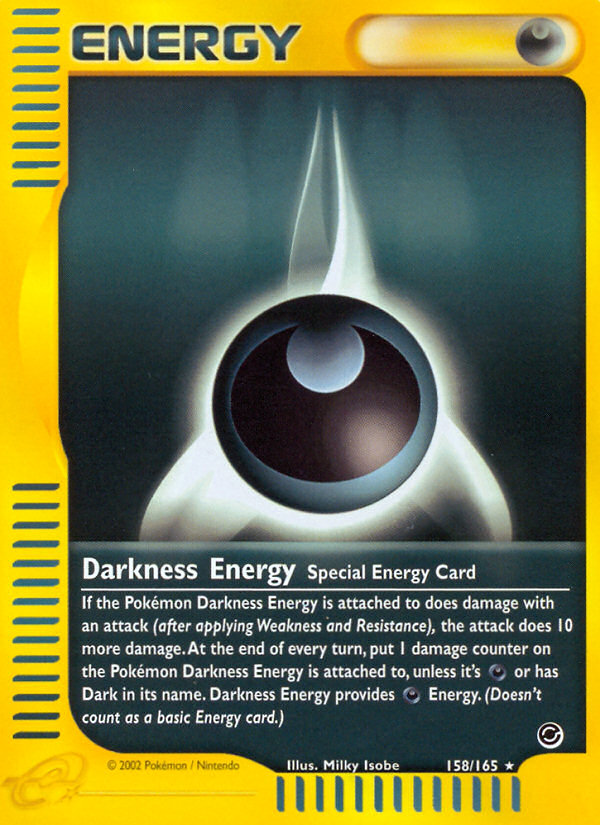 Darkness Energy (158/165) - Expedition Base Set Pokémon Card