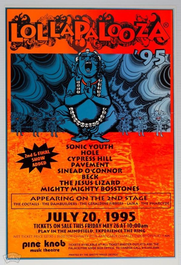 Lollapalooza featuring Sonic Youth & Beck Pine Knob Music Theatre