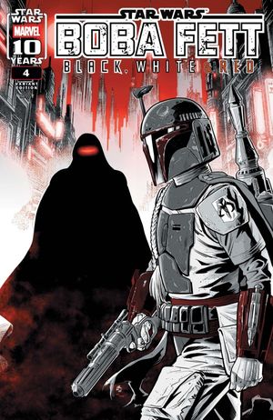 Star Wars: Boba Fett - Black, White & Red #4 (Luke Ross Variant)