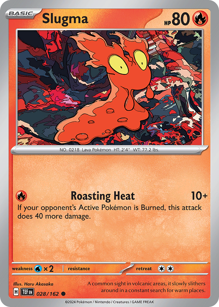 Slugma (28/162) - Temporal Forces Pokémon Card