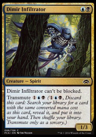 Dimir Infiltrator (Planechase Anthology decks) Trading Card