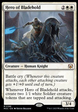 Hero of Bladehold (March of the Machine Commander Decks) Trading Card