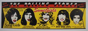The Rolling Stones Some Girls Promotional Poster 1978