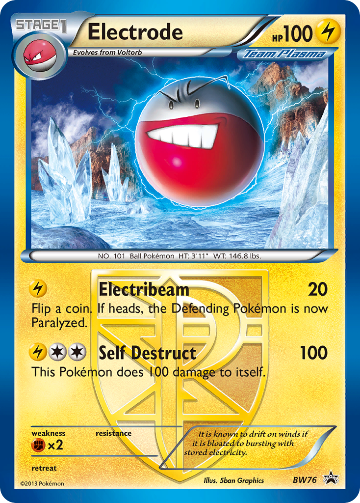 Electrode (BW76) - BW Black Star Promos Pokémon Card