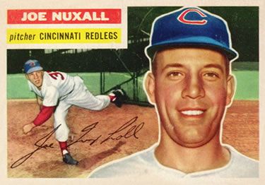 Joe Nuxhall 1956 Topps #218 Sports Card