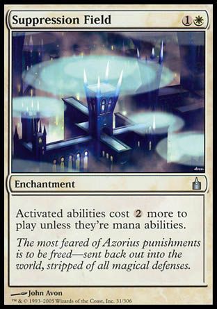 Suppression Field (Ravnica: City of Guilds) Trading Card