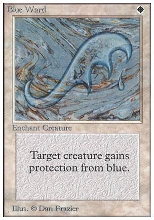 Blue Ward (Unlimited) Trading Card