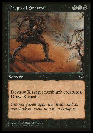 Dregs of Sorrow (Tempest) Trading Card