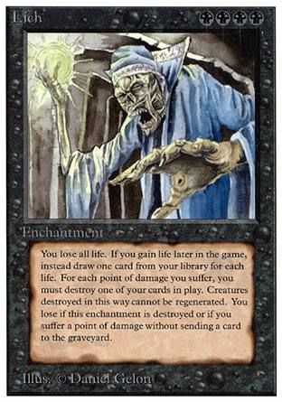 Lich (Unlimited) Trading Card