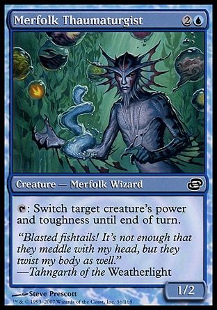 Merfolk Thaumaturgist (Planar Chaos) Trading Card