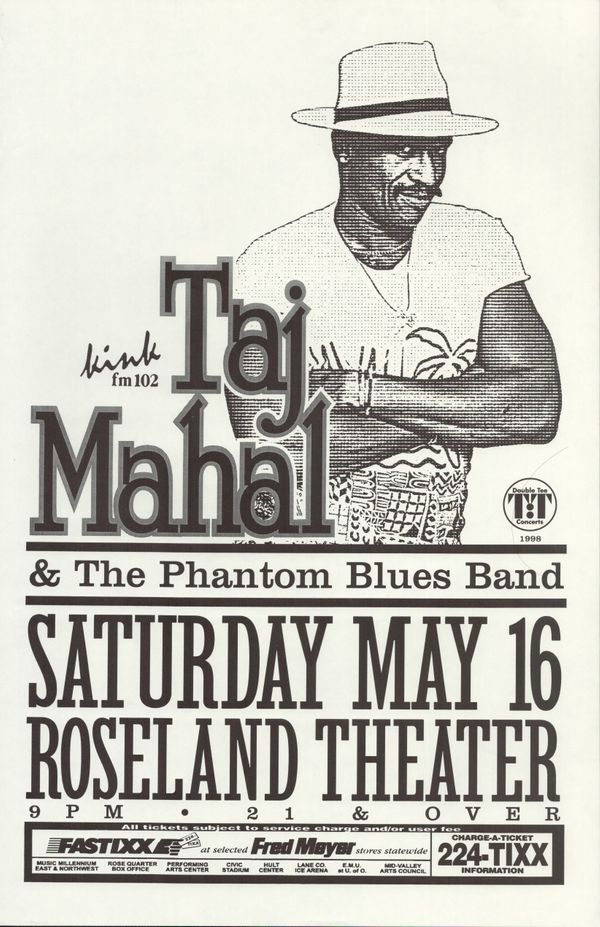 Taj Mahal & The Phantom Blues Band 1000 Roseland Theater May 16