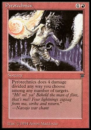 Pyrotechnics (Legends) Trading Card