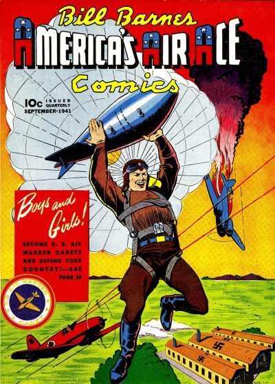 Bill Barnes, America's Air Ace Comics #4 Comic