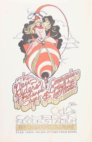 New Riders of the Purple Sage & Commander Cody Cameron Indoor Stadium 1973
