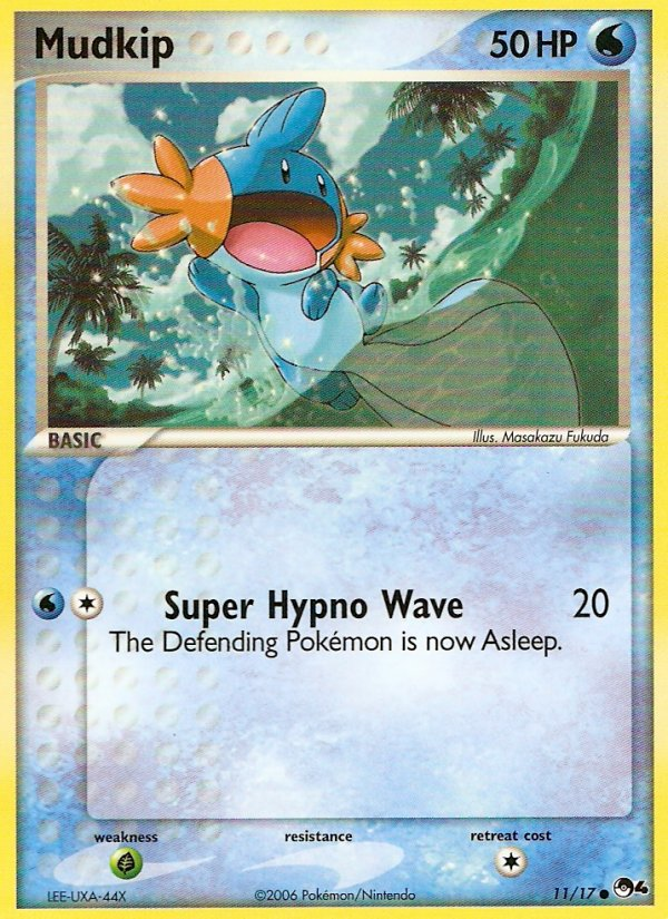 Mudkip (11/17) - POP Series 4 Pokémon Card