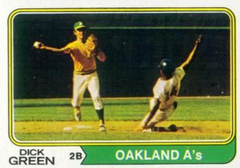 1970 Topps Dick Green Oakland Athletics #311