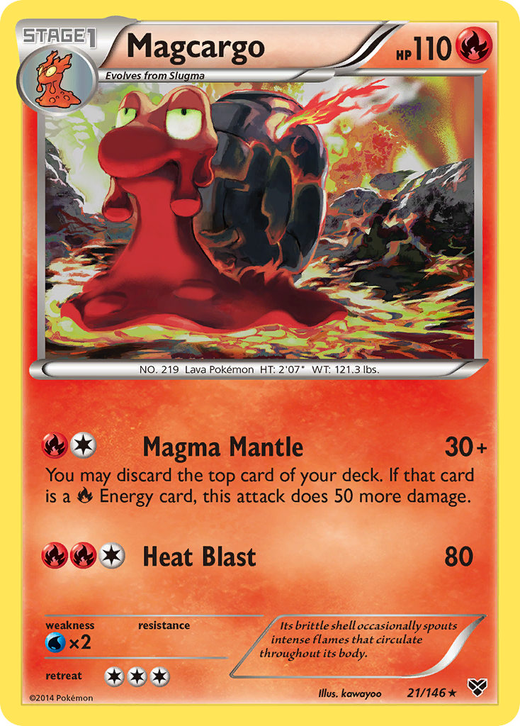 Magcargo (21/146) - XY Pokémon Card