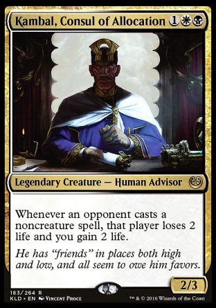 Kambal, Consul of Allocation (Kaladesh) Trading Card