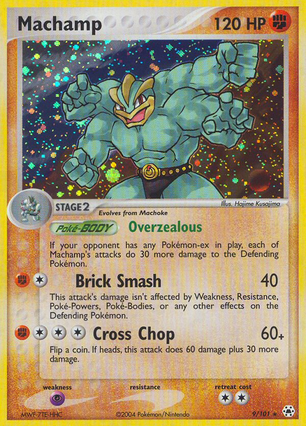 Machamp (9/101) - Hidden Legends Pokémon Card