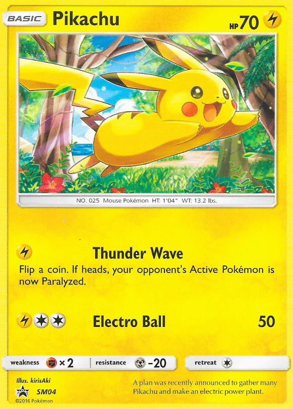 Pikachu (SM04) - SM Black Star Promos Pokémon Card