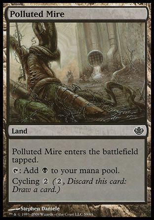 Polluted Mire (Garruk vs. Liliana) Trading Card