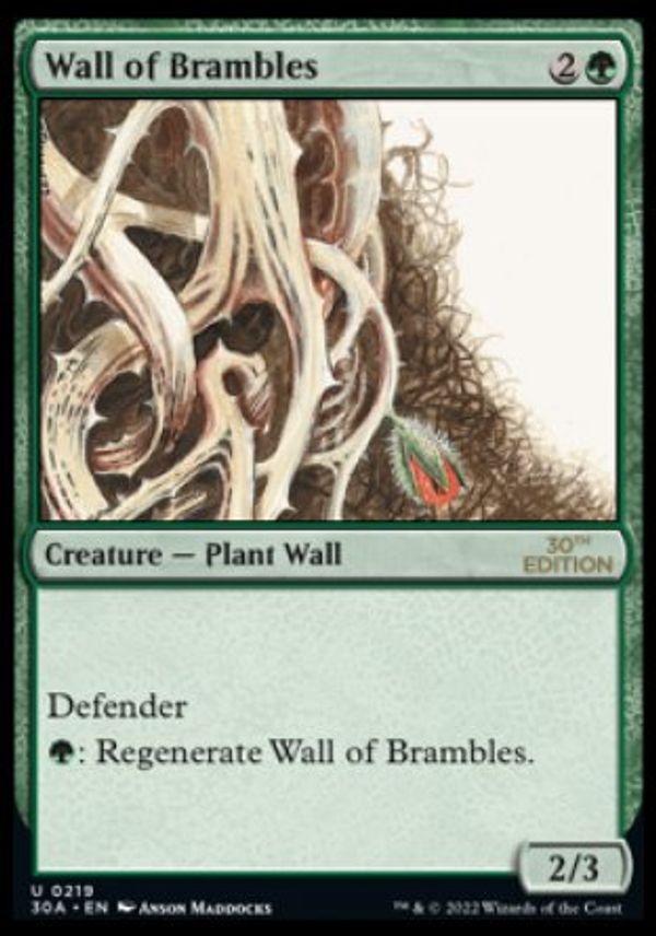 Wall of Brambles (Magic 30th Anniversary Edition)