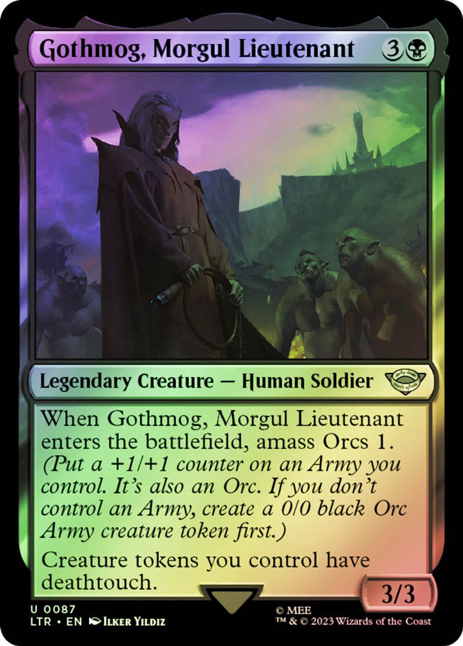 Gothmog, Morgul Lieutenant (The Lord of the Rings - Foil) Trading Card