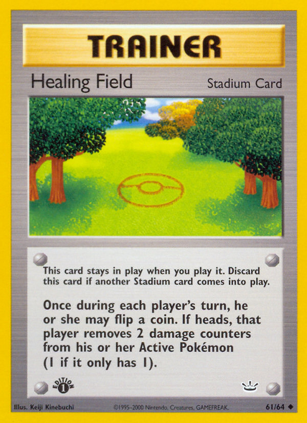 Healing Field (61/64) - Neo Revelation Pokémon Card