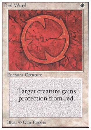 Red Ward (Unlimited) Trading Card